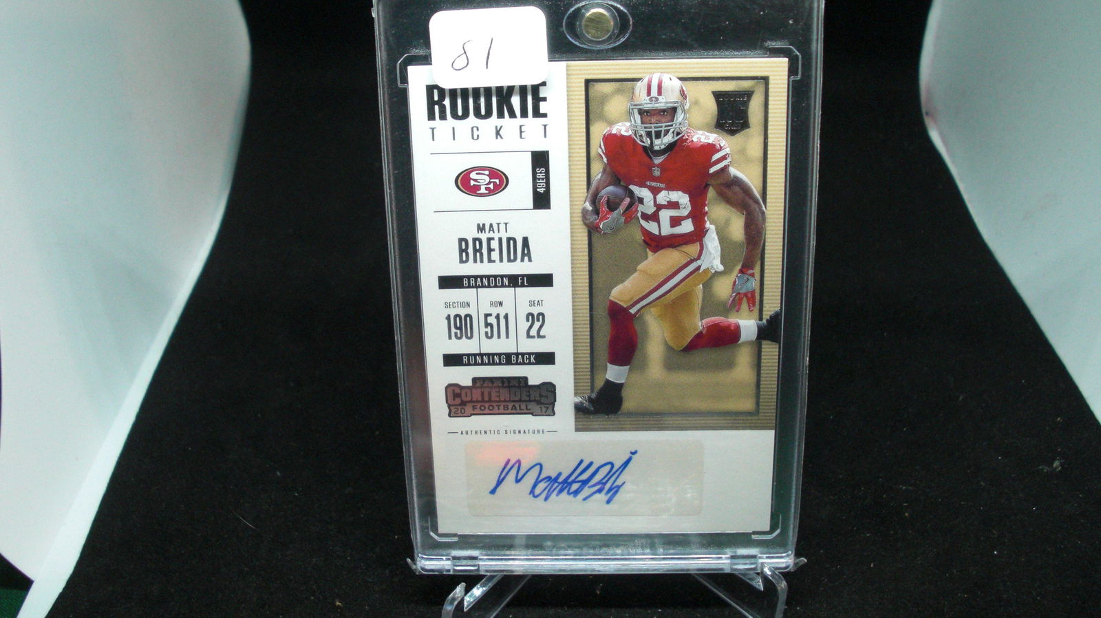 MATT BREIDA CONTENDERS ROOKIE AUTO (1 of 1)