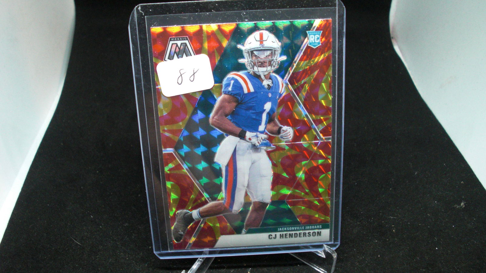 CJ Henderson mosaic rookie card (1 of 1)