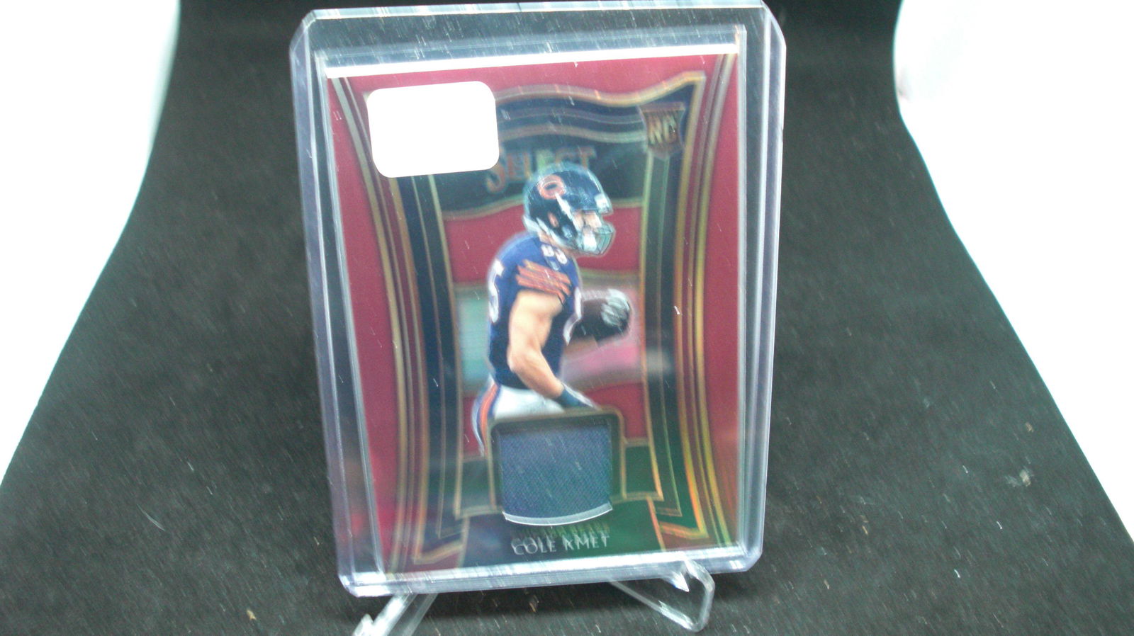 Cole kmet red prizm rookie card jersey (1 of 1)