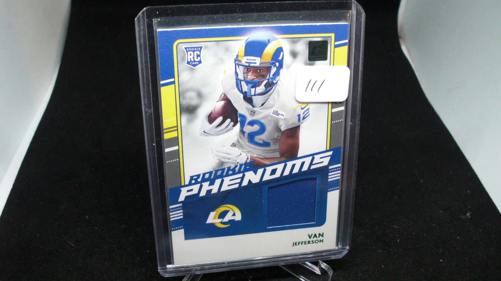 Van Jefferson rookie jersey card (1 of 1)