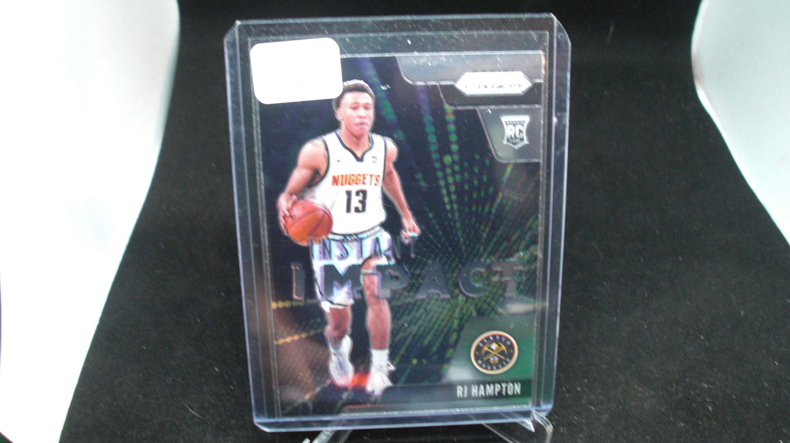 RJ Hampton instant impact rookie card (1 of 1)