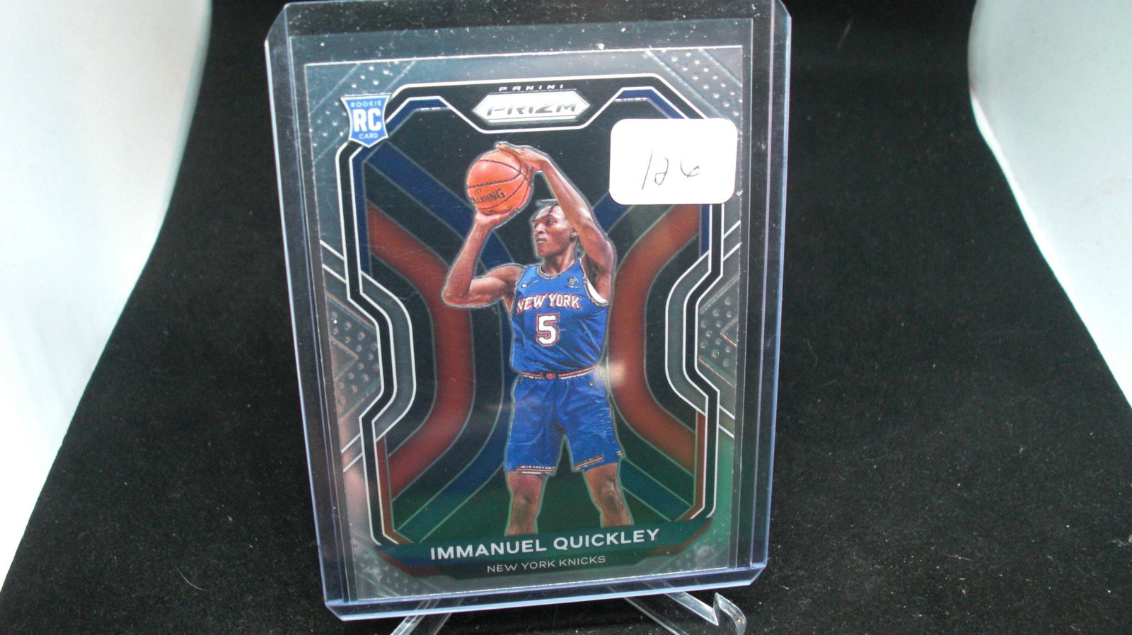 Immanuel quickley prism rookie card (1 of 1)