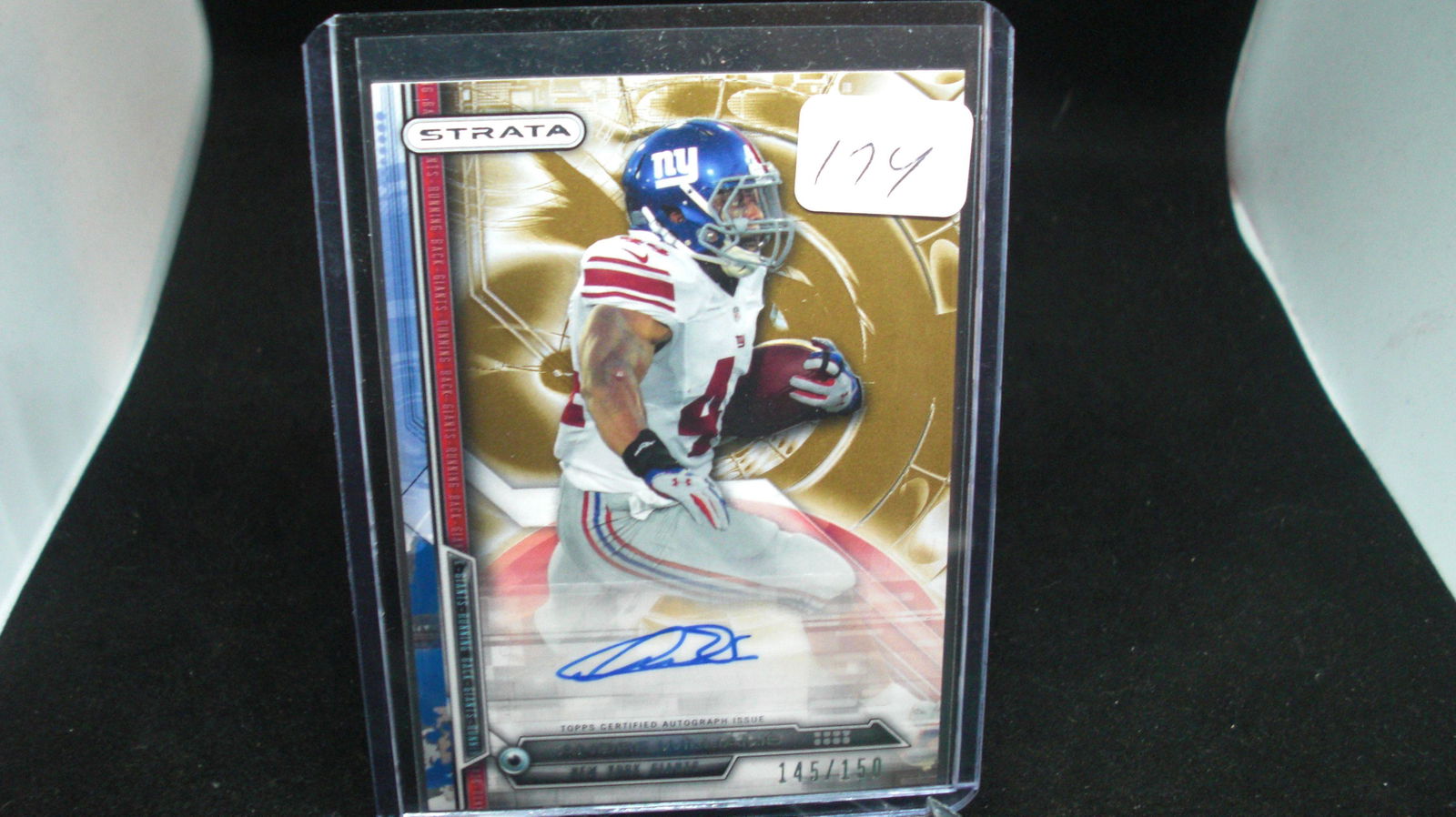 Andre Williams numbered auto 145 of 50 (1 of 1)