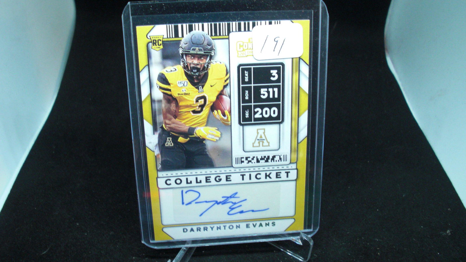 darrynton evans rookie ticket auto (1 of 1)