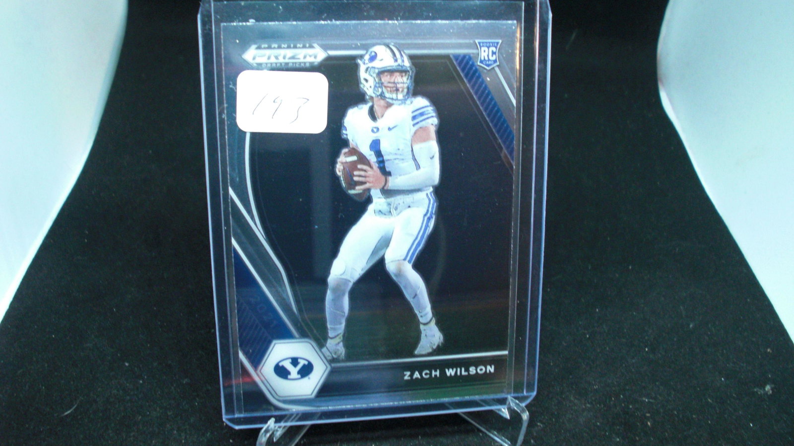 ZACH WILSON ROOKIE CARD: in top loader