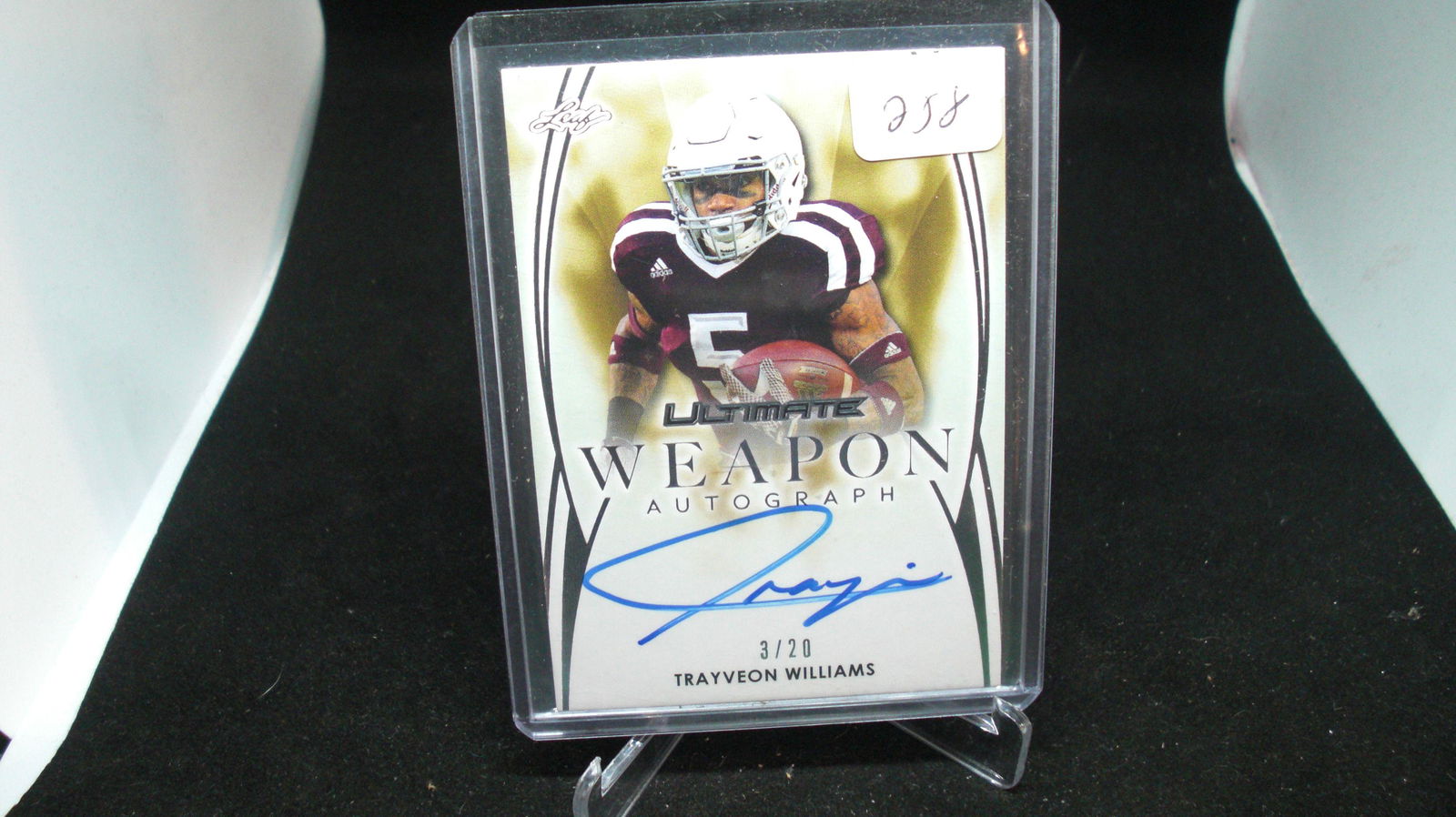 Trayveon Williams numbered auto 3 of 20 (1 of 1)