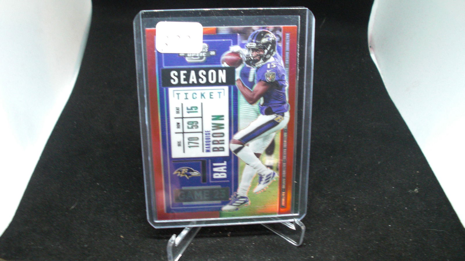 Marquise Brown contenders optic red holo 002/125 (1 of 1)