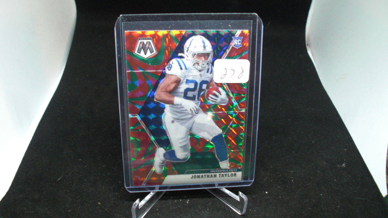 Jonathan Taylor mosaic rookie card (1 of 1)