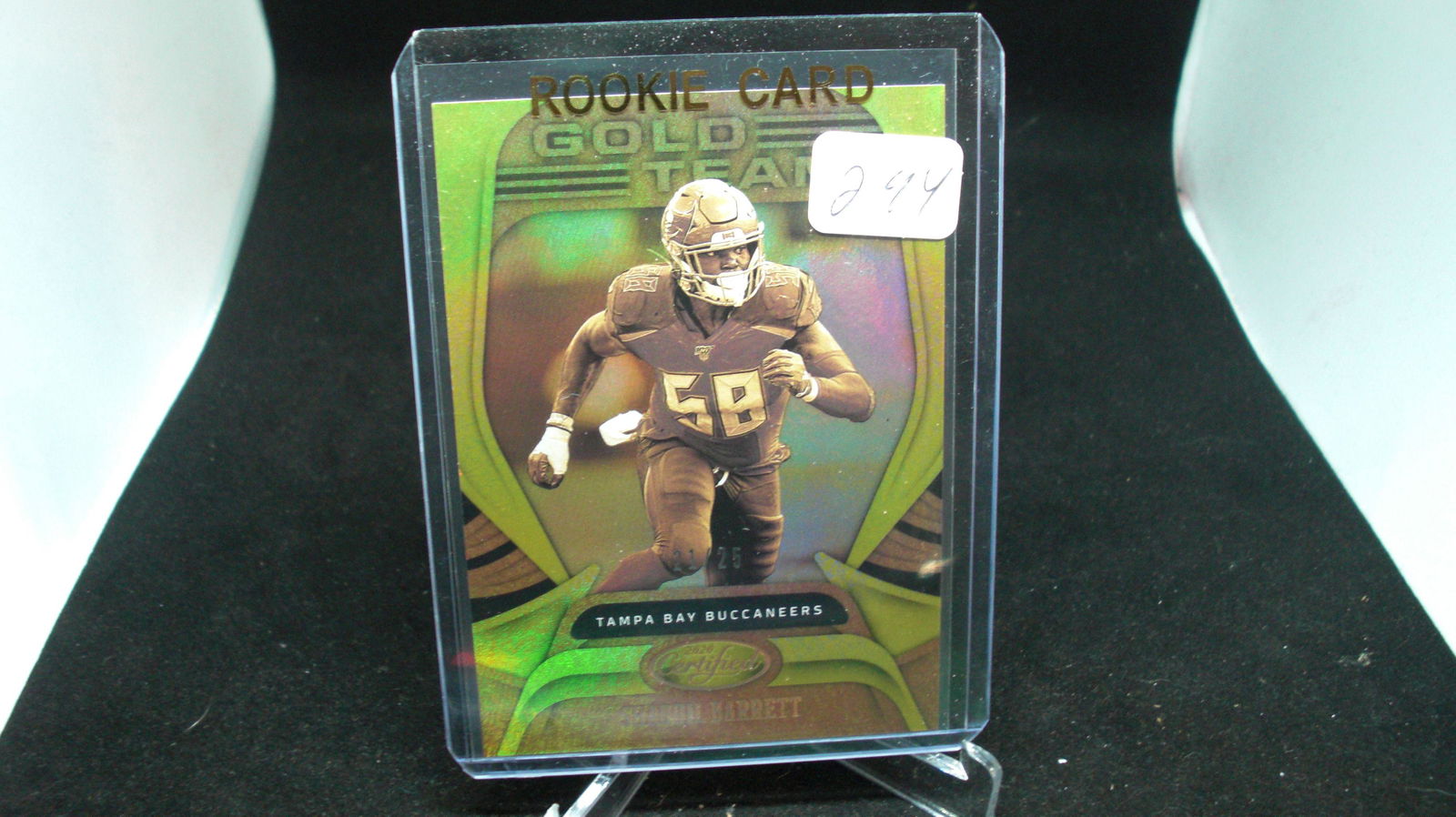 Shaquille Barrett certified gold team 21 of 25 (1 of 1)