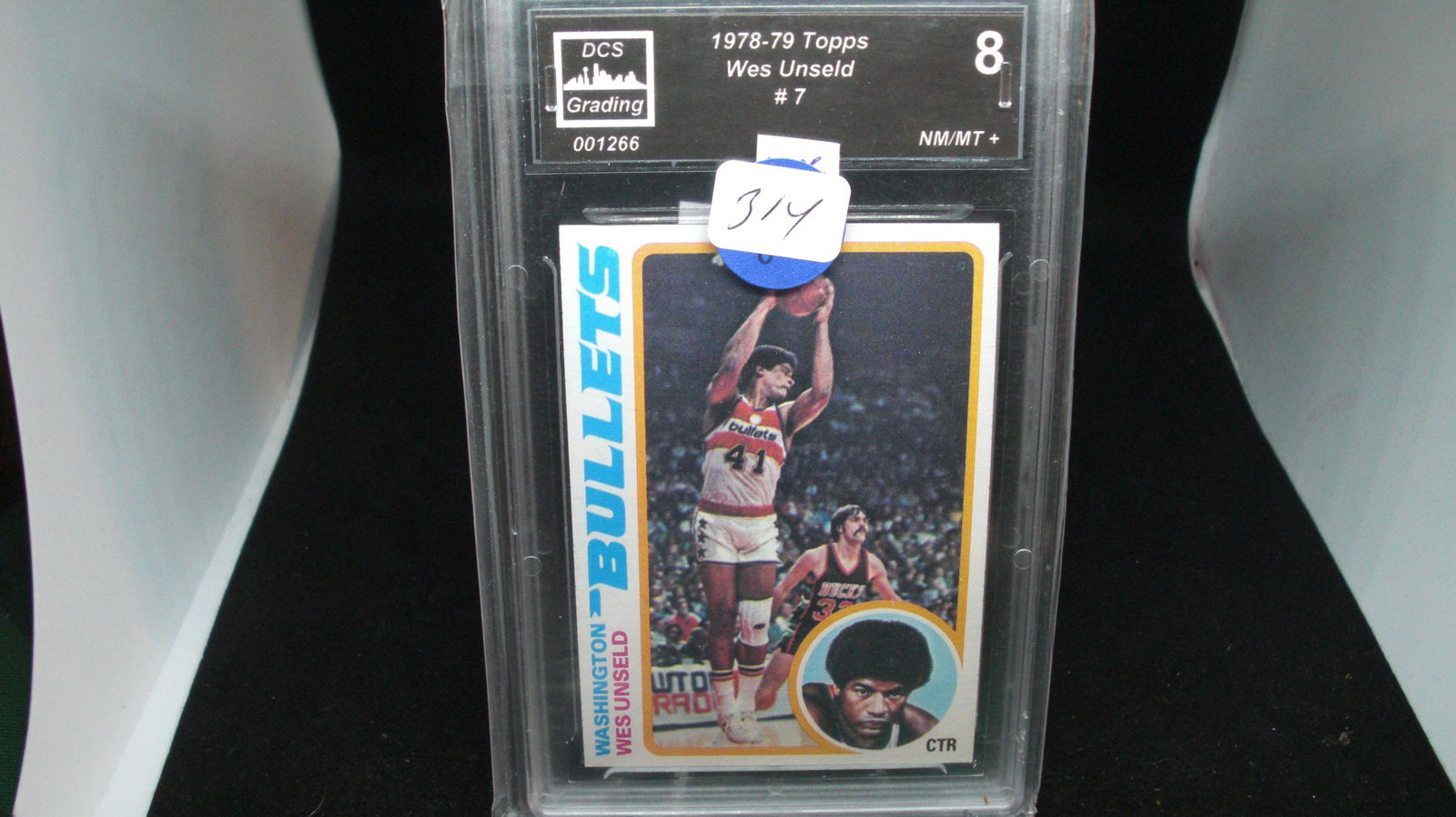 Wes unseld 1978 Topps Dallas card grading mint 8 (1 of 1)