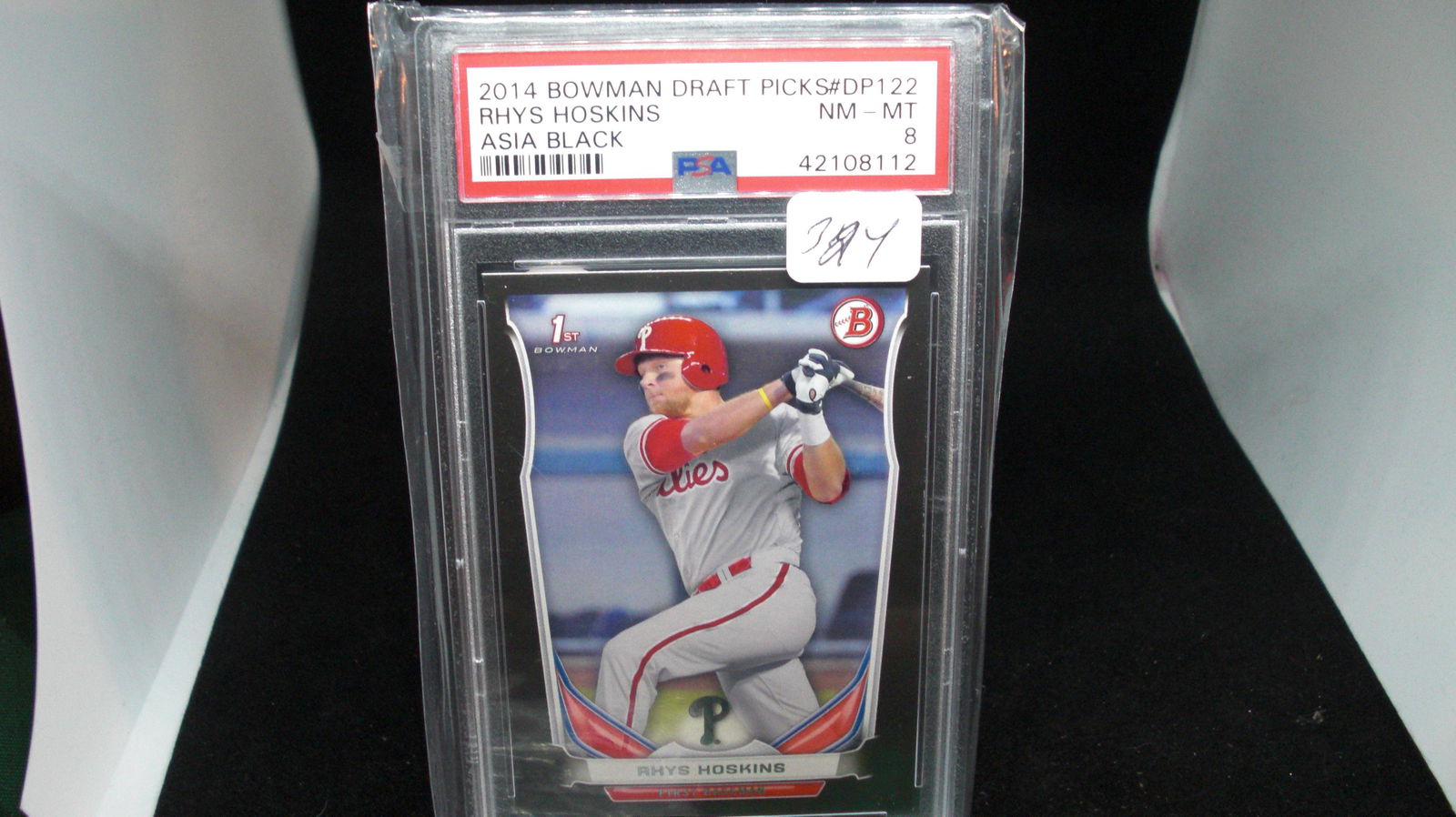 PSA 8 Rhys Hoskins first Bowman Asia black (1 of 1)