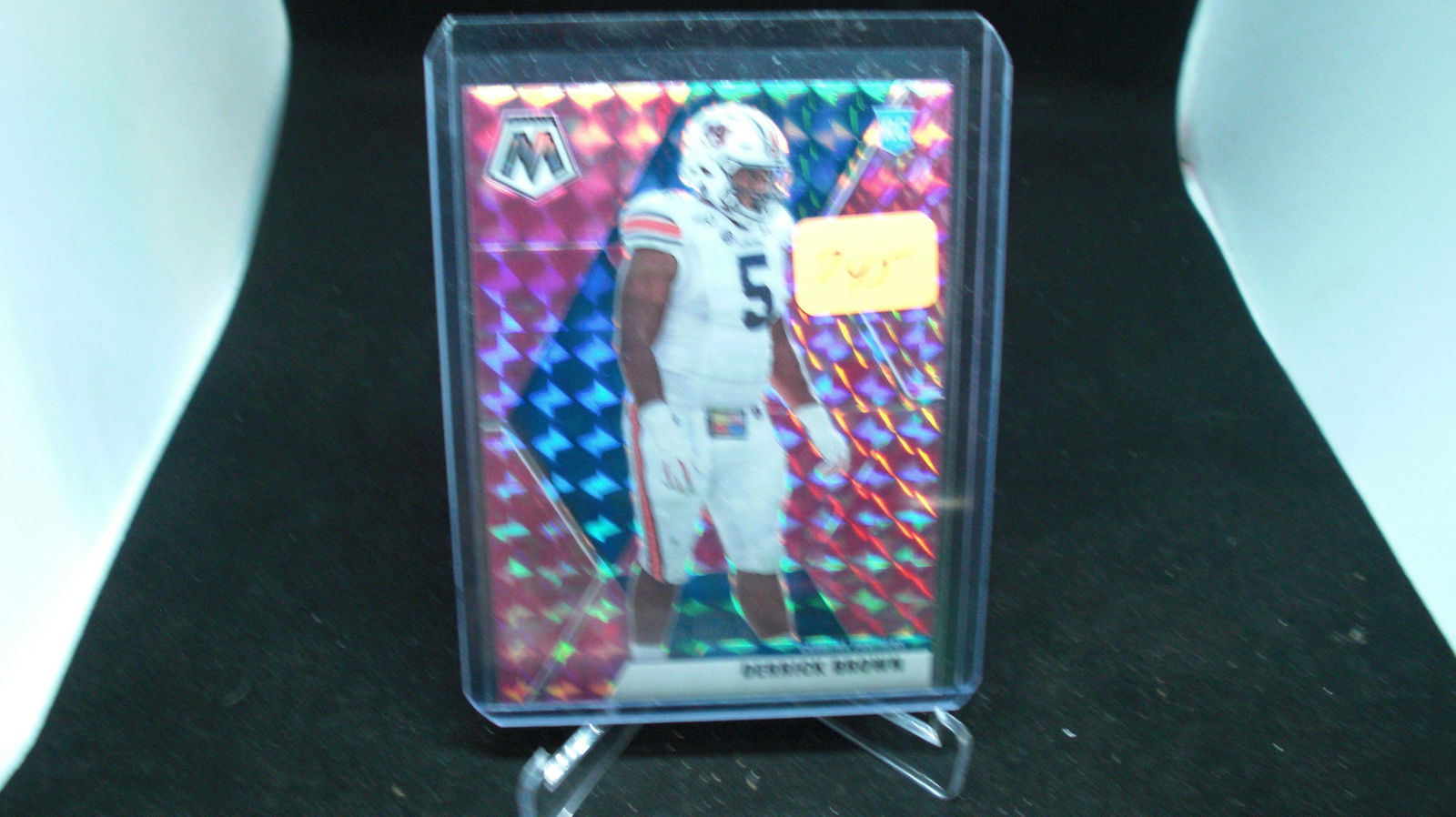 DERRICK BROWN PINK MOSAIC ROOKIE CARD (1 of 1)
