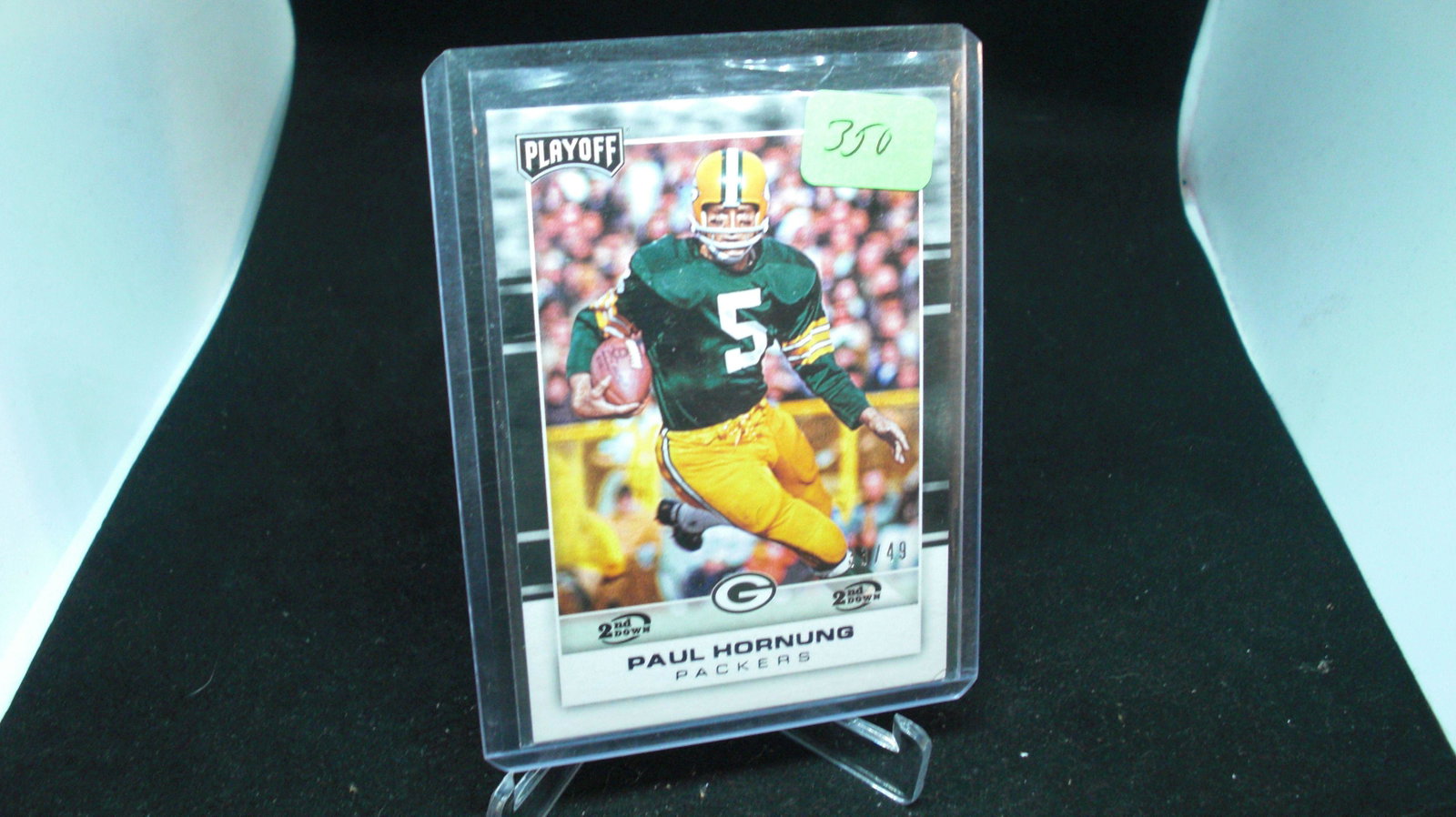 PAUL HORNUNG PACKERS NUMBERED CARD 33/49: in top loader