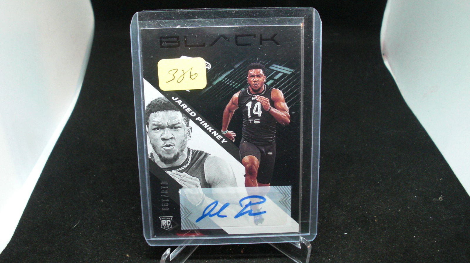 PRIZM BLACK JARED PINKNEY ROOKIE AUTO 018/199 (1 of 1)