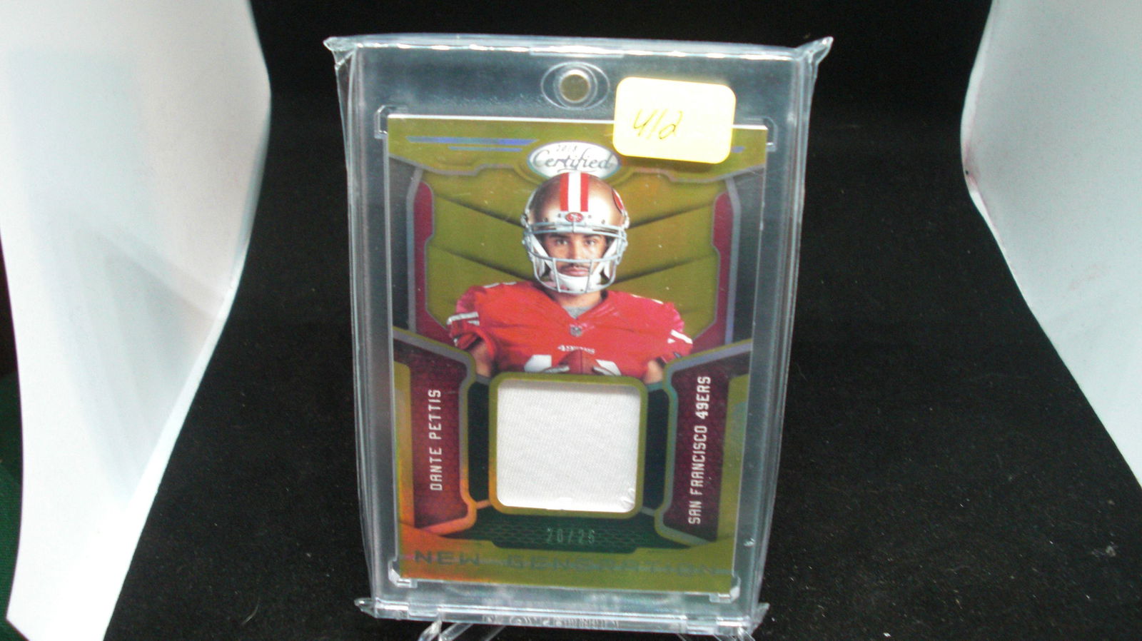 DANTE PETTIS GOLD ROOKIE PATCH 20/25 (1 of 1)