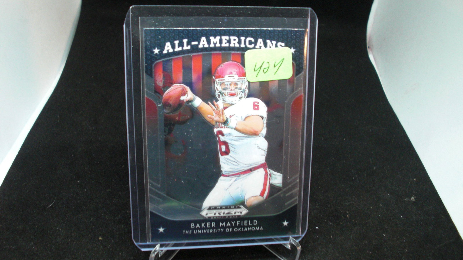 BAKER MAYFIELD PRIZM DP ALL-AMERICANS: in top loader