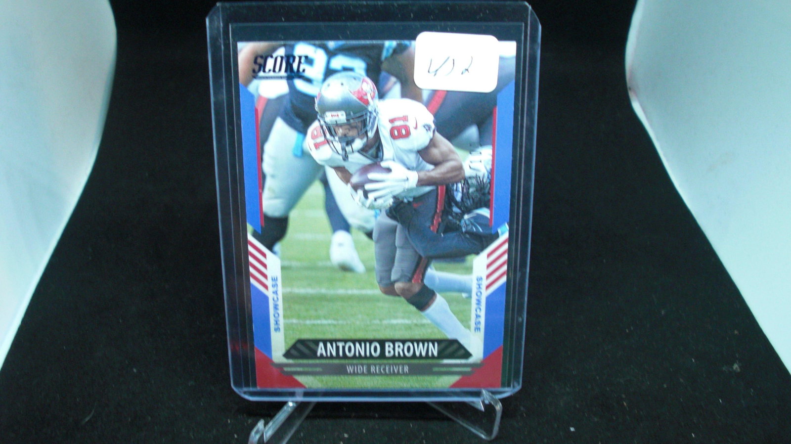 Antonio Brown short print three of 100: in top loader