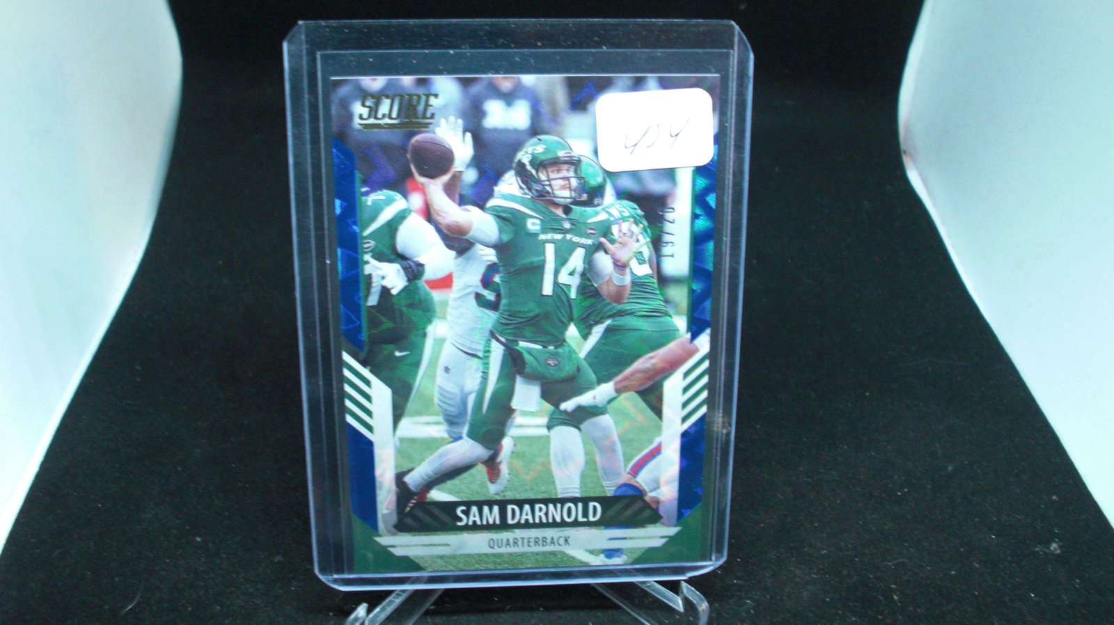 Sam darnold short print 19 of 20: in top loader