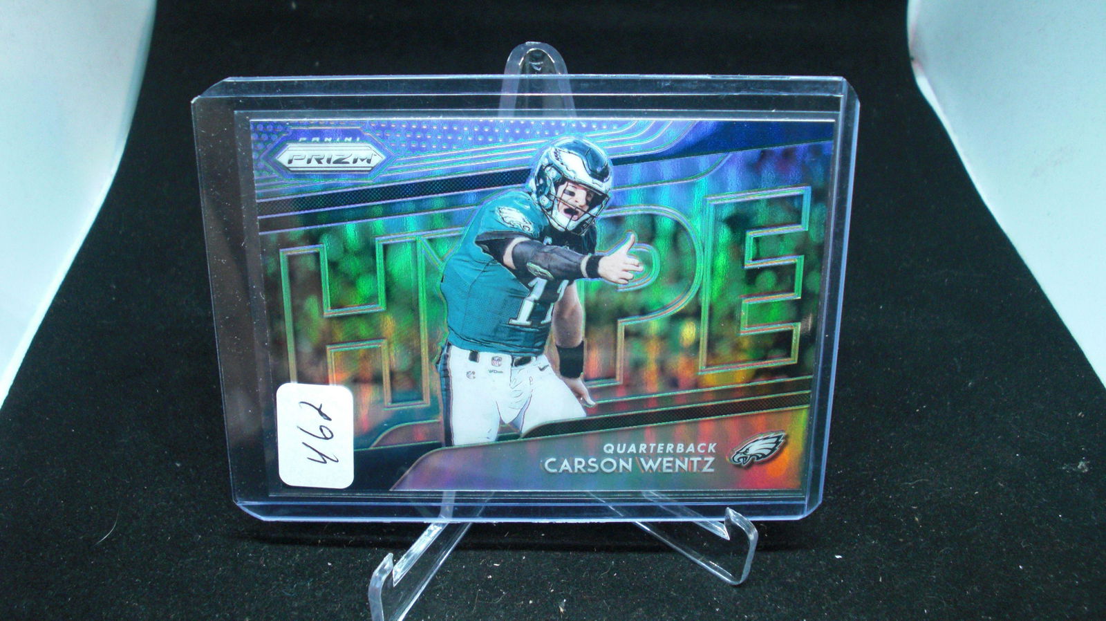 Carson wentz hype silver prizm (1 of 1)