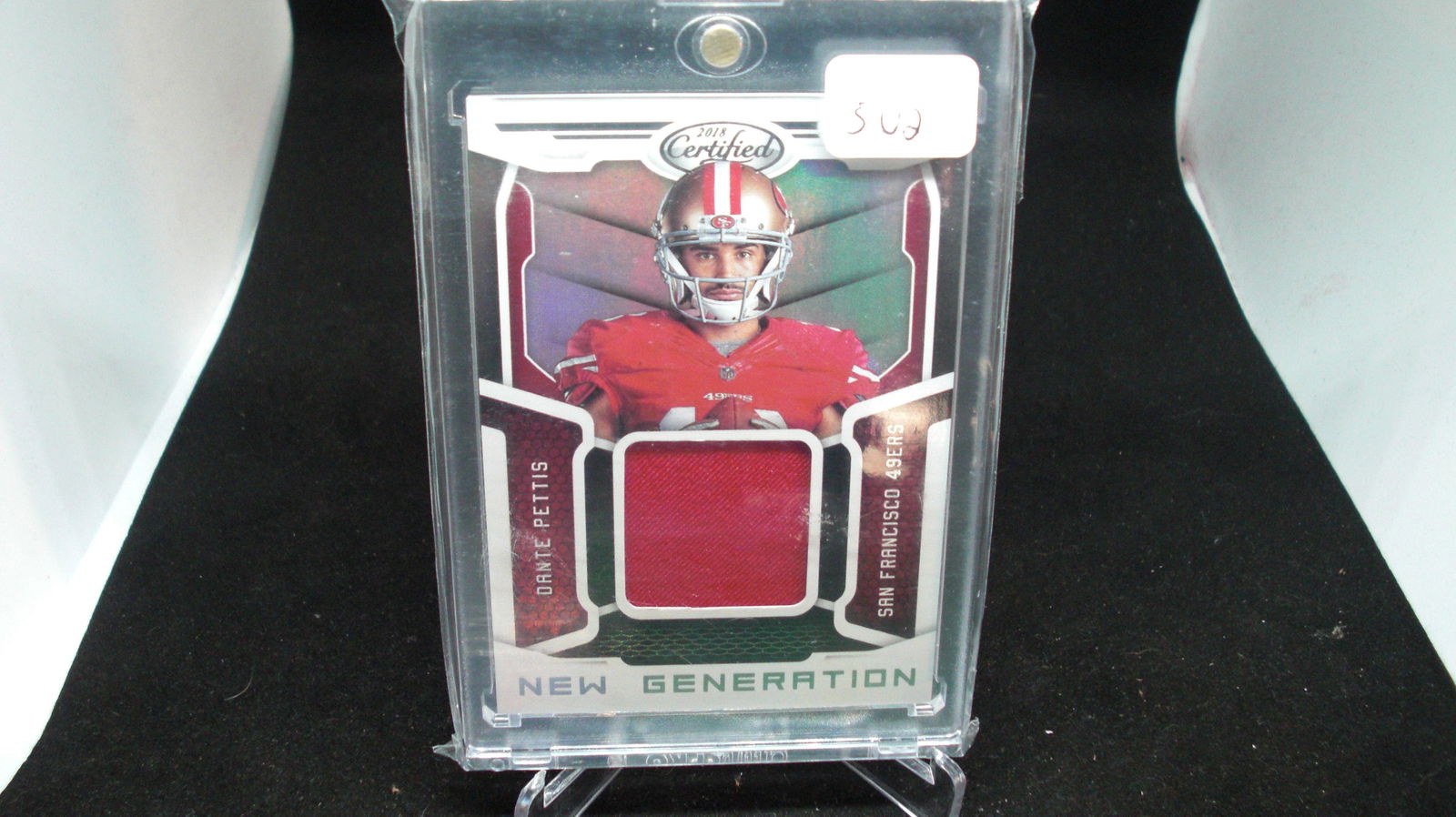 Dante pettis certified new generation rookie patch (1 of 1)