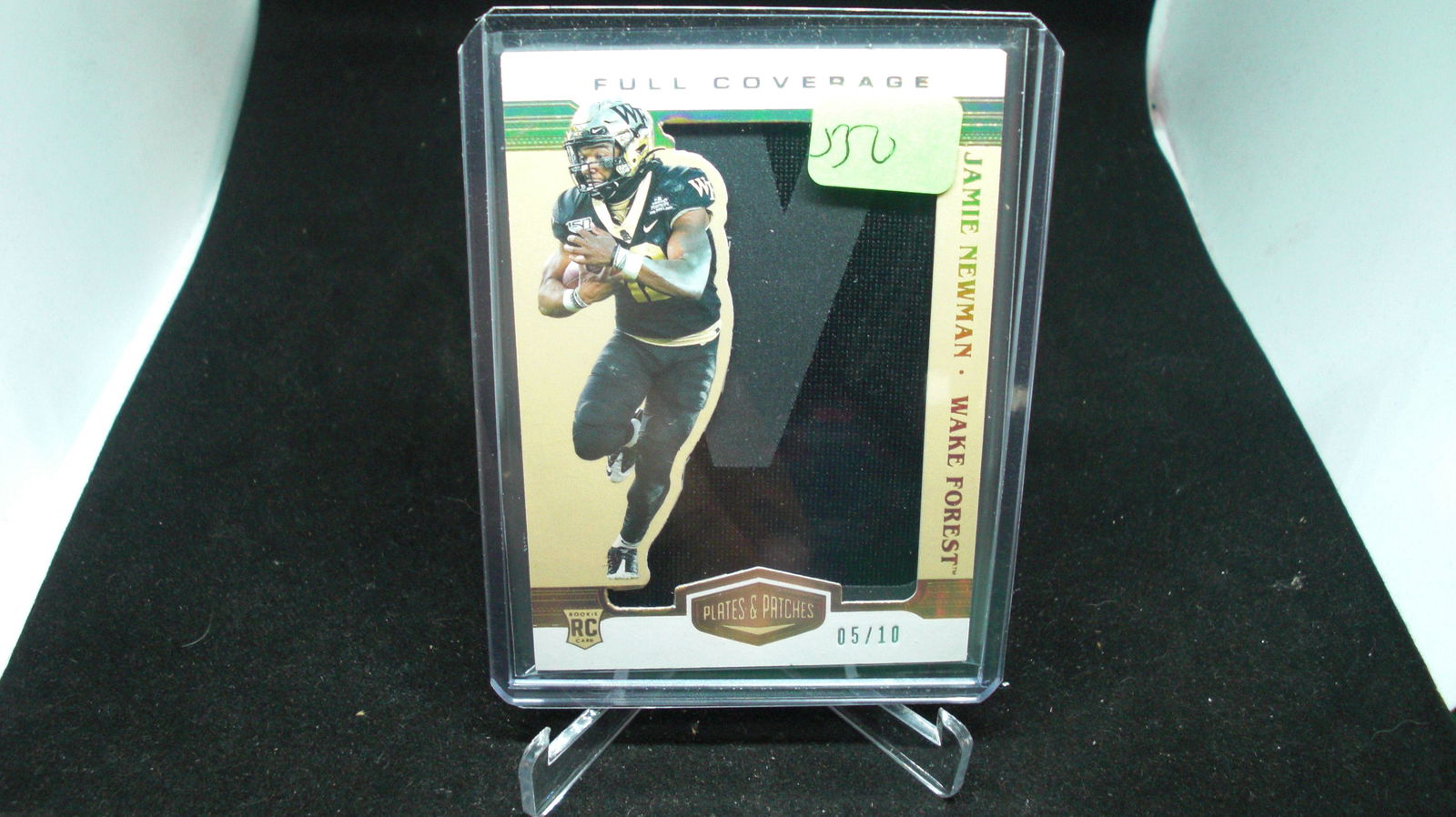 Jamie Newman jumbo rookie patch 5 of 10 (1 of 1)