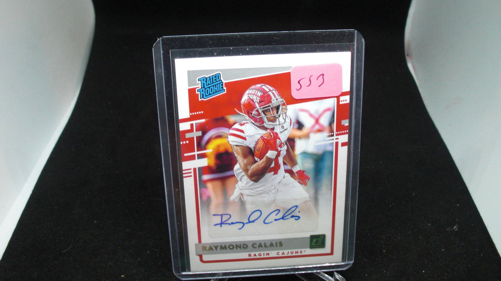 Raymond calais rated rookie auto: in top loader