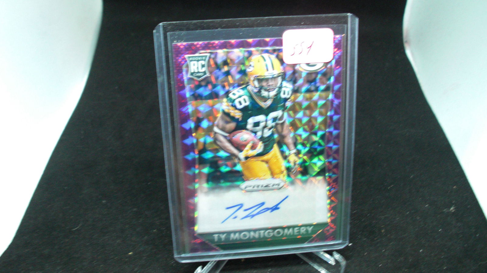 Ty Montgomery Packers purple prism auto (1 of 1)