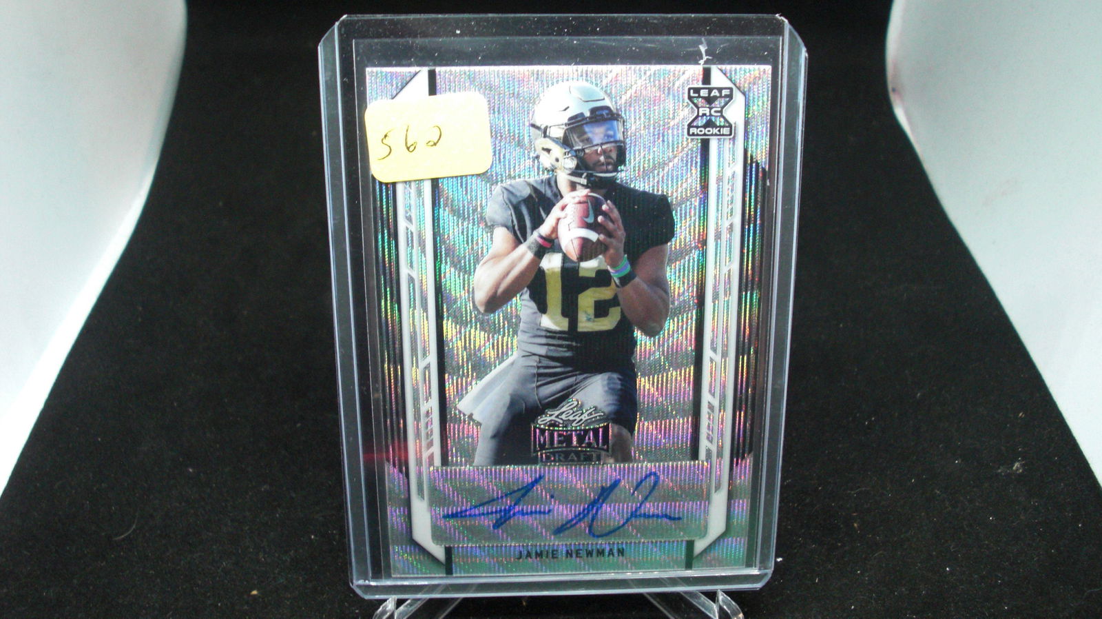 Jamie Newman leaf metal draft rookie auto 10 of 75 (1 of 1)