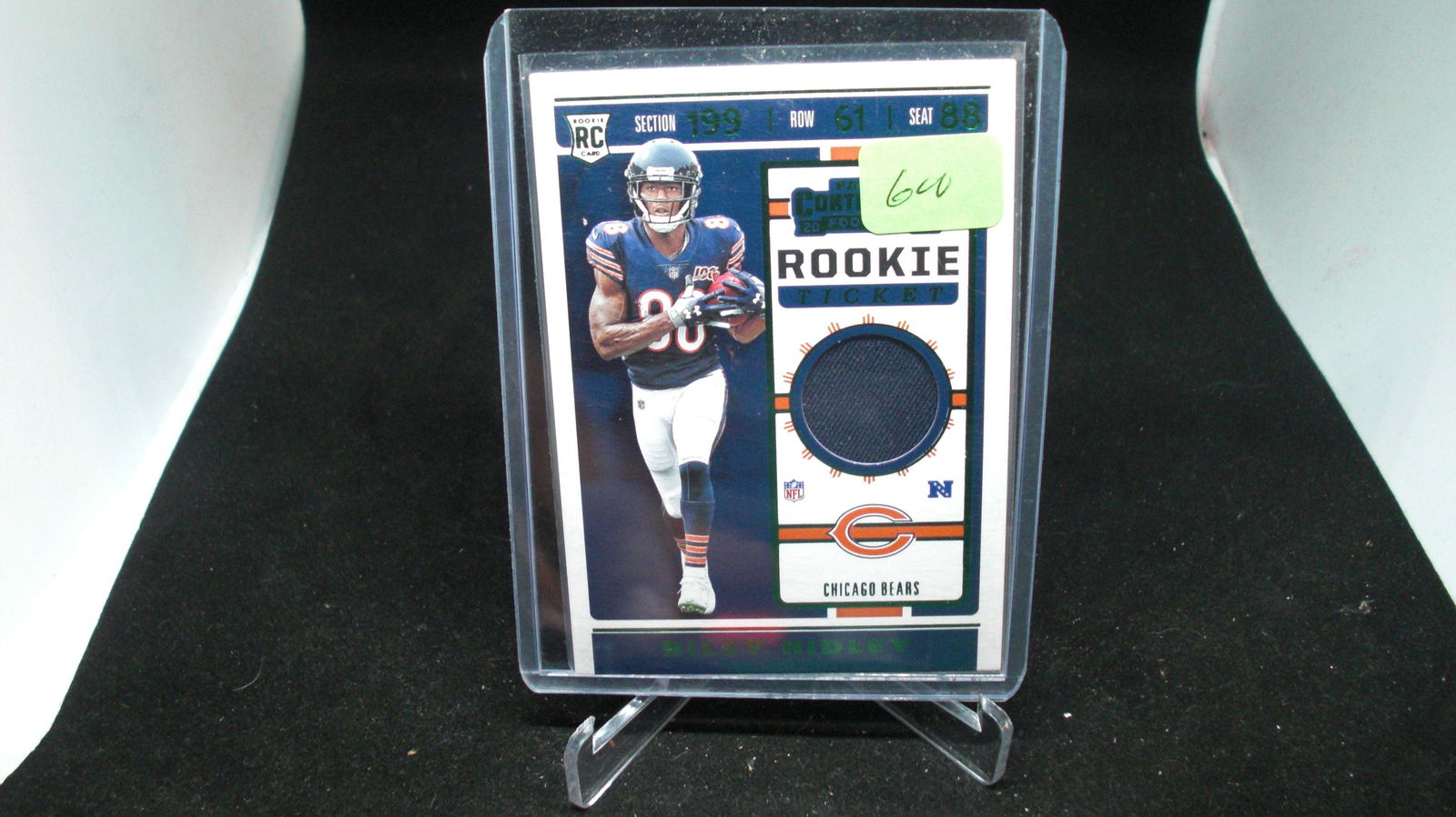 Riley Ridley contenders jersey card (1 of 1)