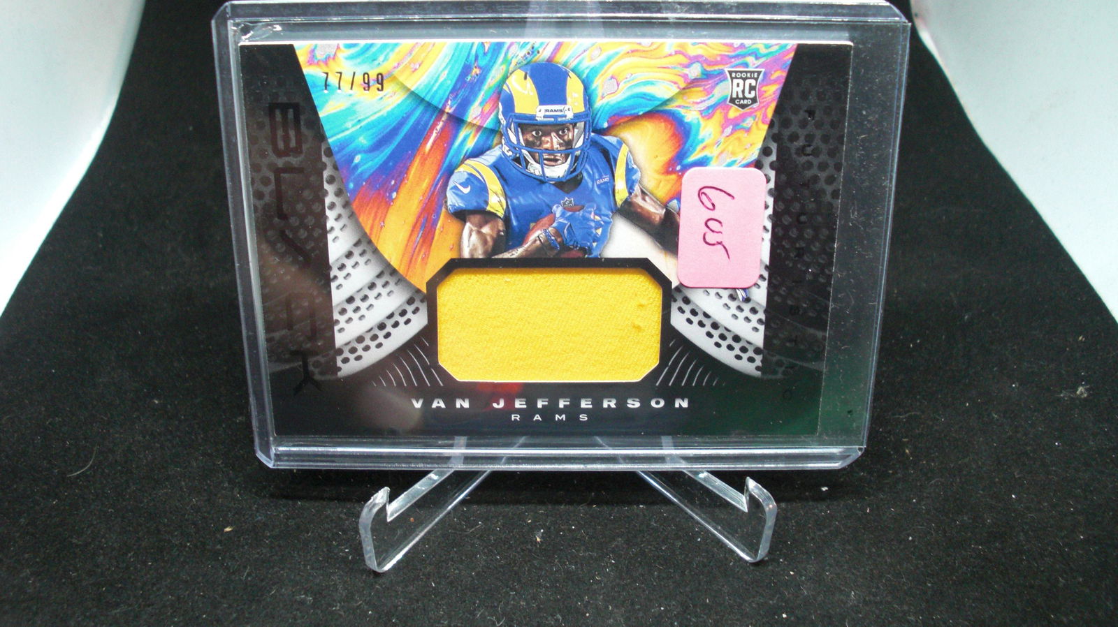 Panini black van Jefferson rookie jersey card (1 of 1)