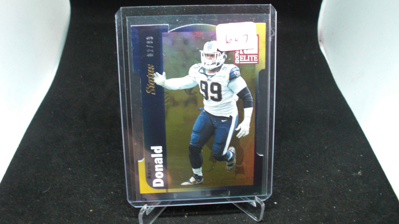 Aaron Donald diecut card two of 99 (1 of 1)