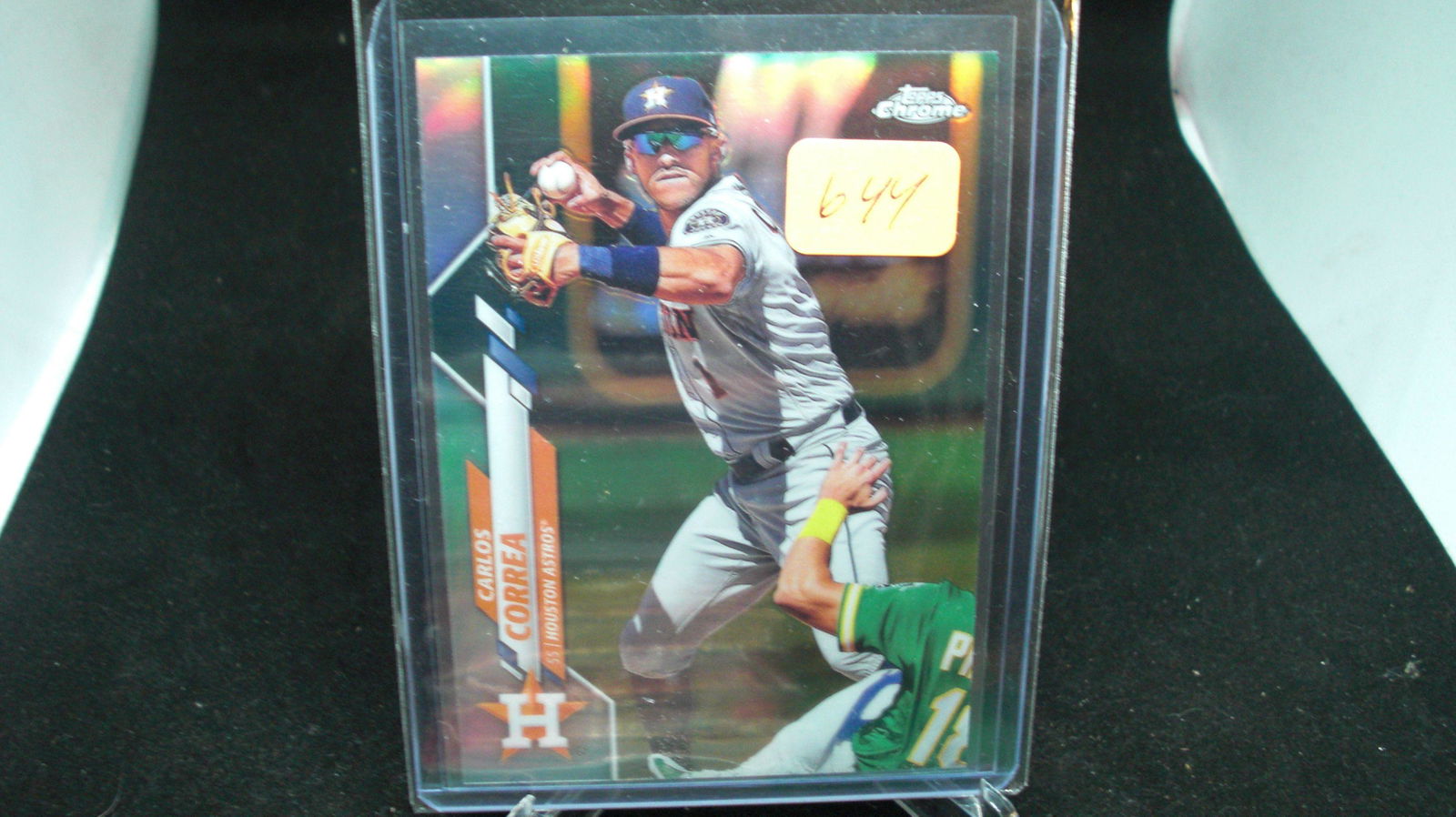 Carlos Correa Topps Chrome silver refractor (1 of 1)