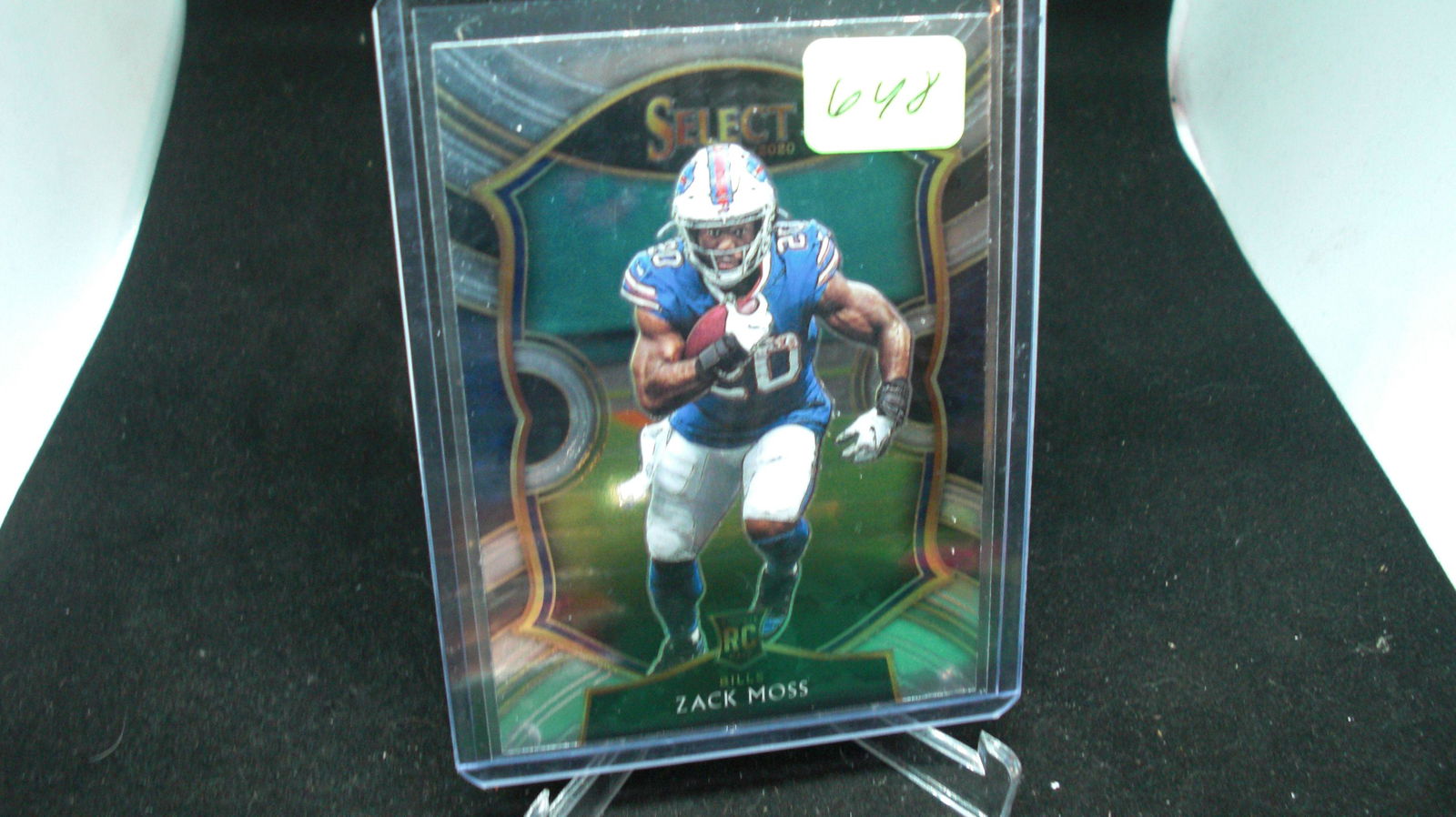 Zach Moss Select rookie (1 of 1)