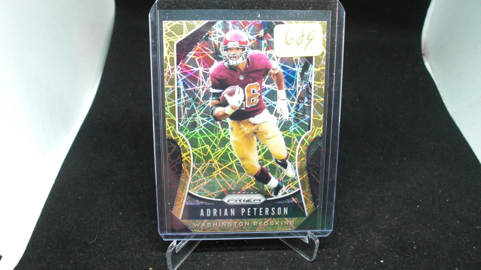 Penini prison Adrian Peterson gold laser: in top loader