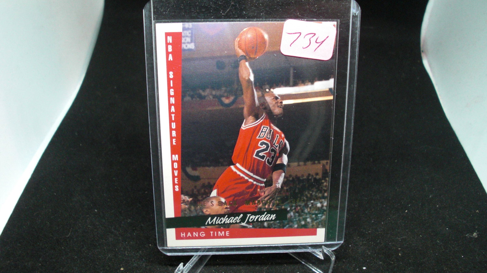 Michael Jordan he's back in Sir: in top loader