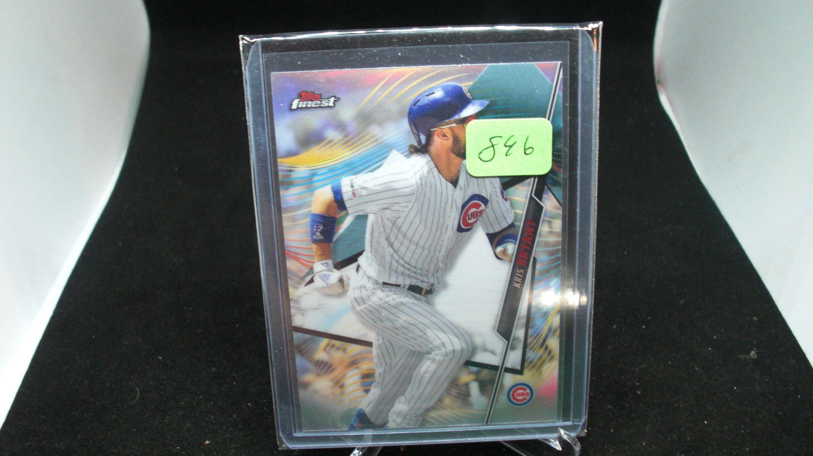 Kris Bryant Topps finest silver refractor (1 of 1)