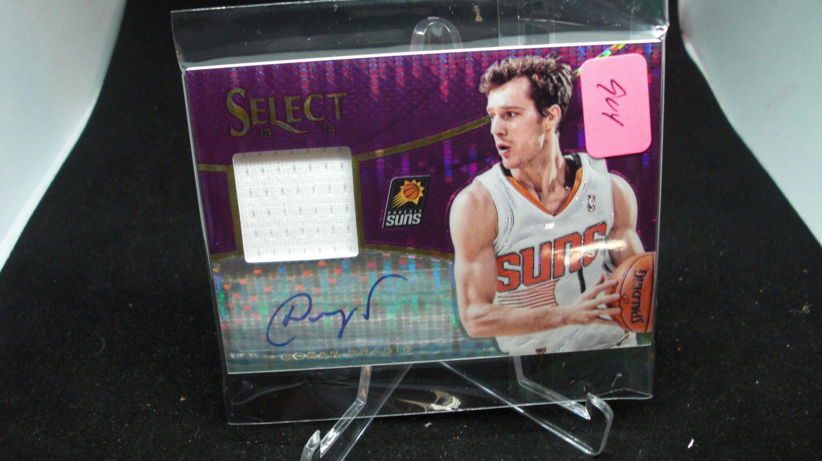 Goran dragic purple select jersey card auto 30/30 (1 of 1)