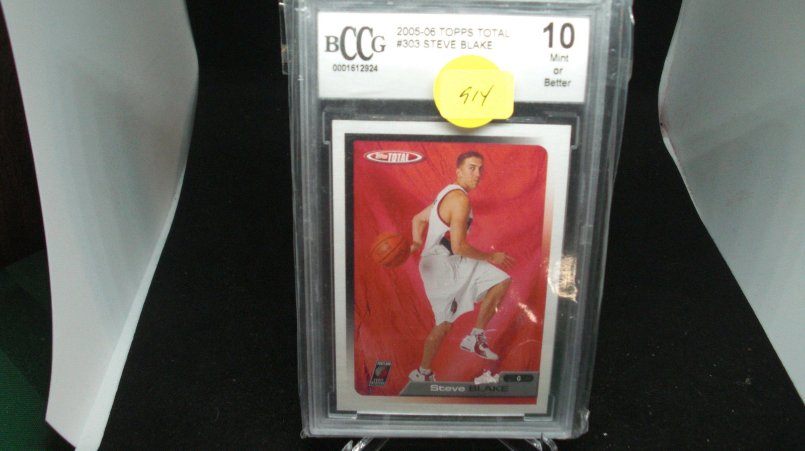 BCCG graded tops total Steve Blake: in top loader
