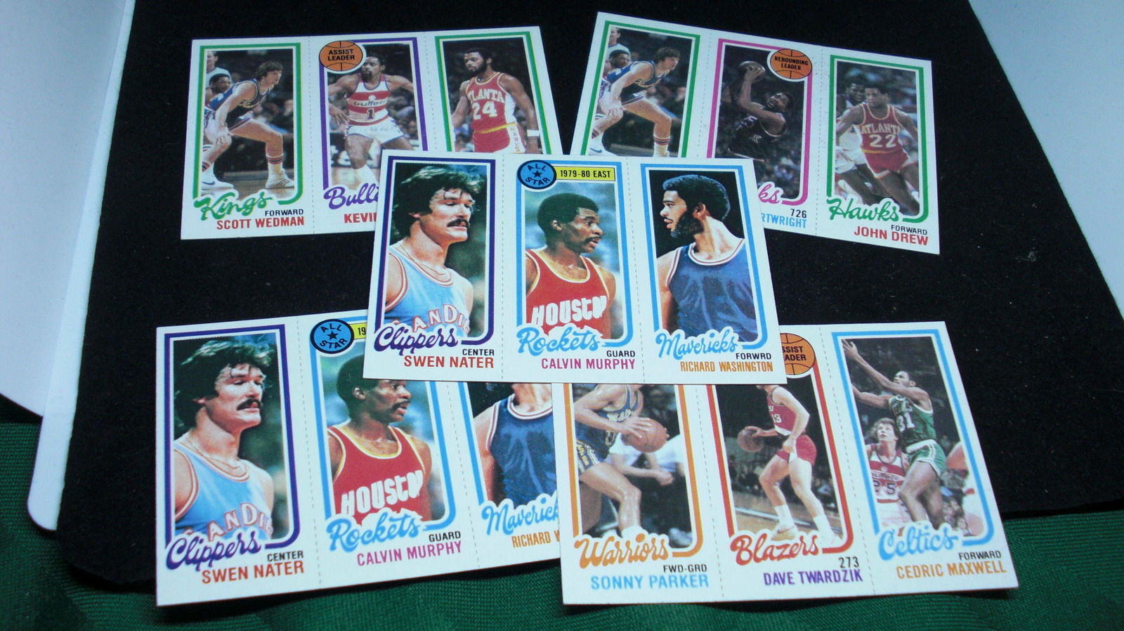 1980-81 topps basketball cards: with calvin murphy and kevin porter