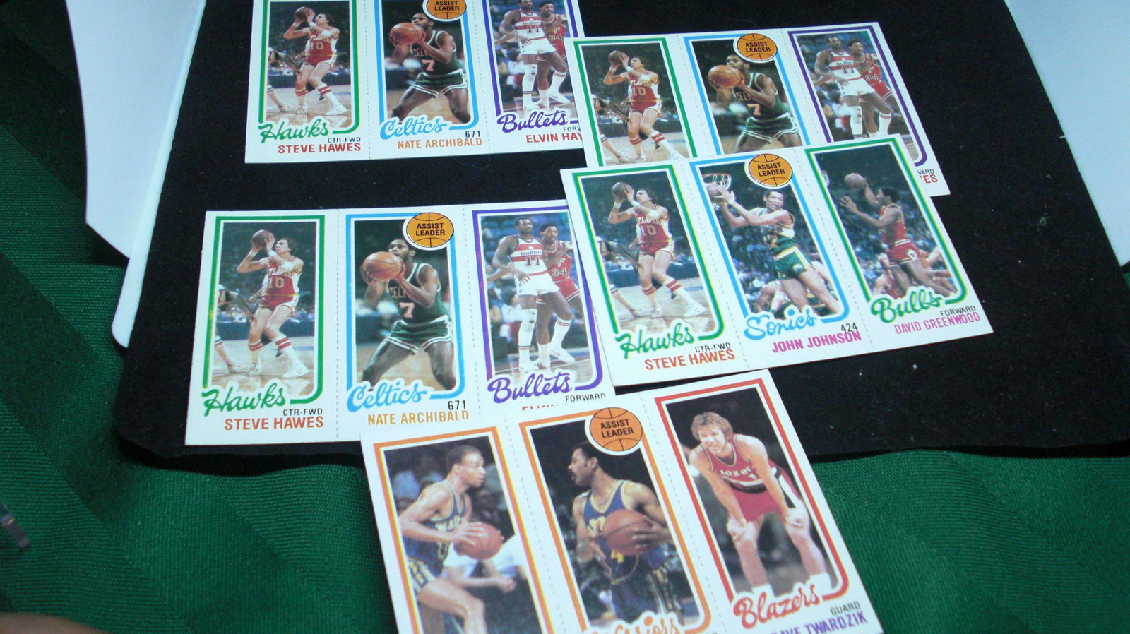 1980-81 topps basketball cards: with nate archibald and sonny parker