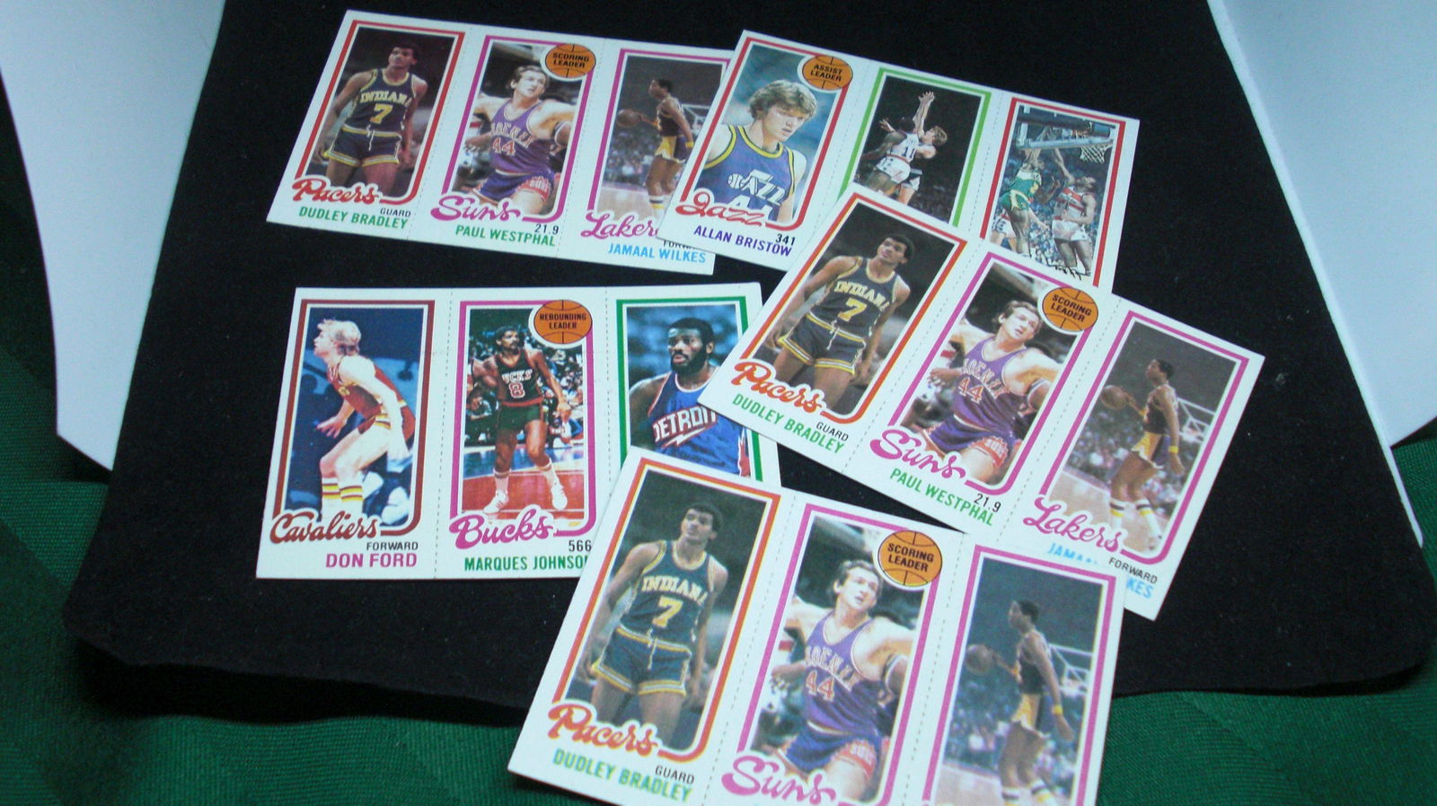 1980-81 topps basketball cards: with paul westphal and jamal wilkes