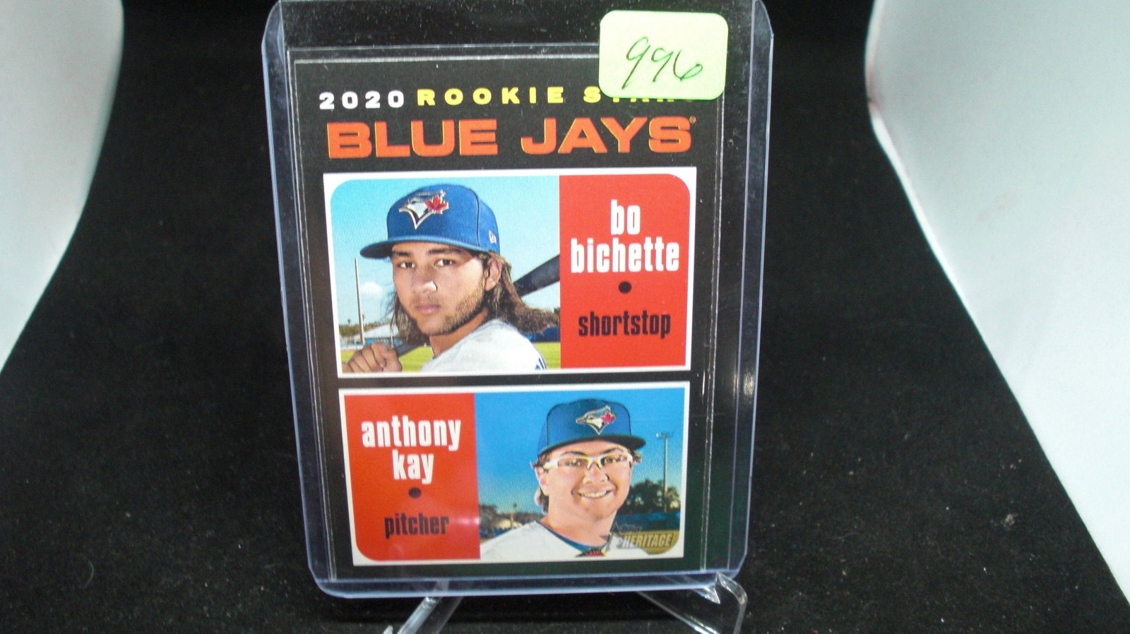 bo bichette rookie card: in top loader