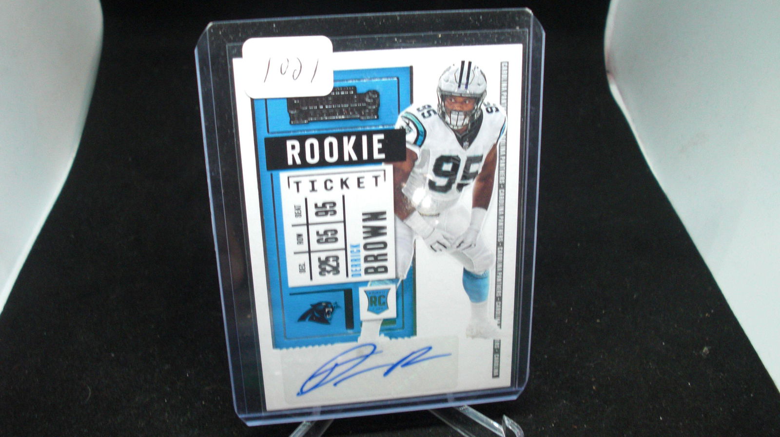 Derek brown contenders rookie ticket auto (1 of 1)