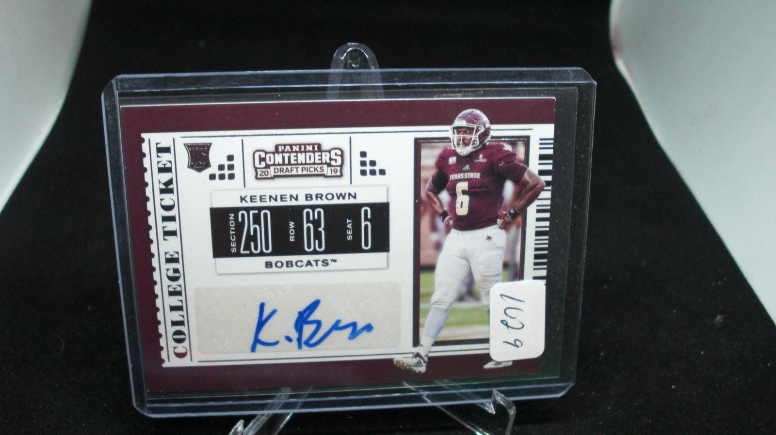 Keenan brown rookie auto (1 of 1)