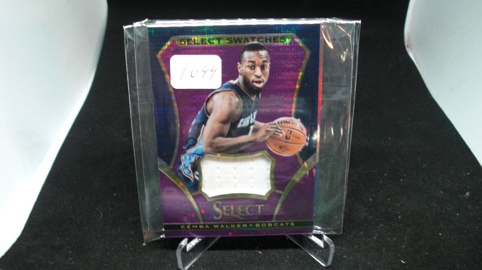 kemba walker 10/99 purple prizm jersey card (1 of 1)