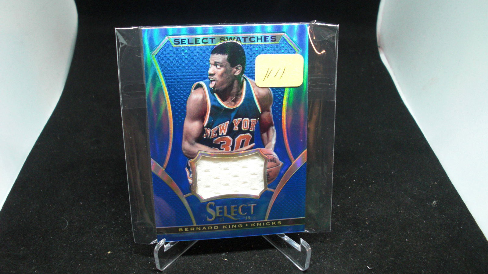 bernard king blue select jersey card (1 of 1)
