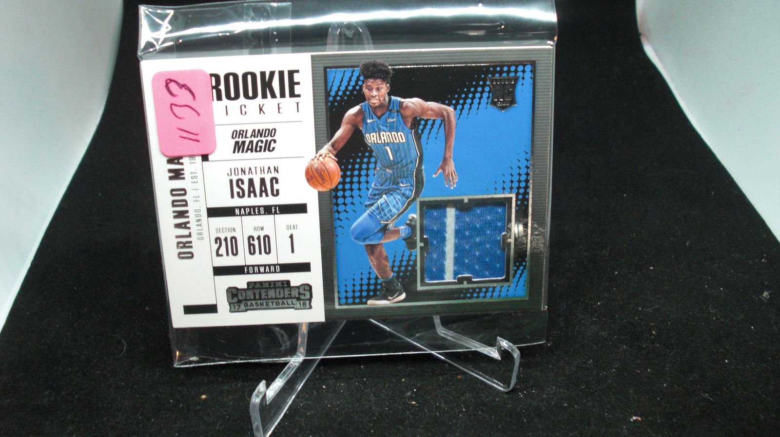 jonathan isaac rookie jersey card (1 of 1)