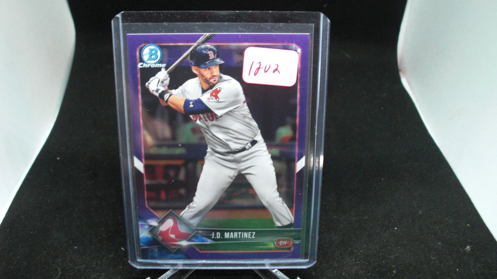 jd martinez purple bowman chrome (1 of 1)