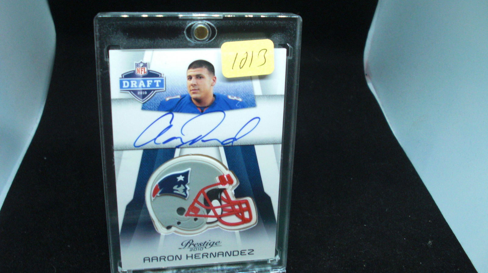 aaron hernandez prestige draft auto (1 of 1)