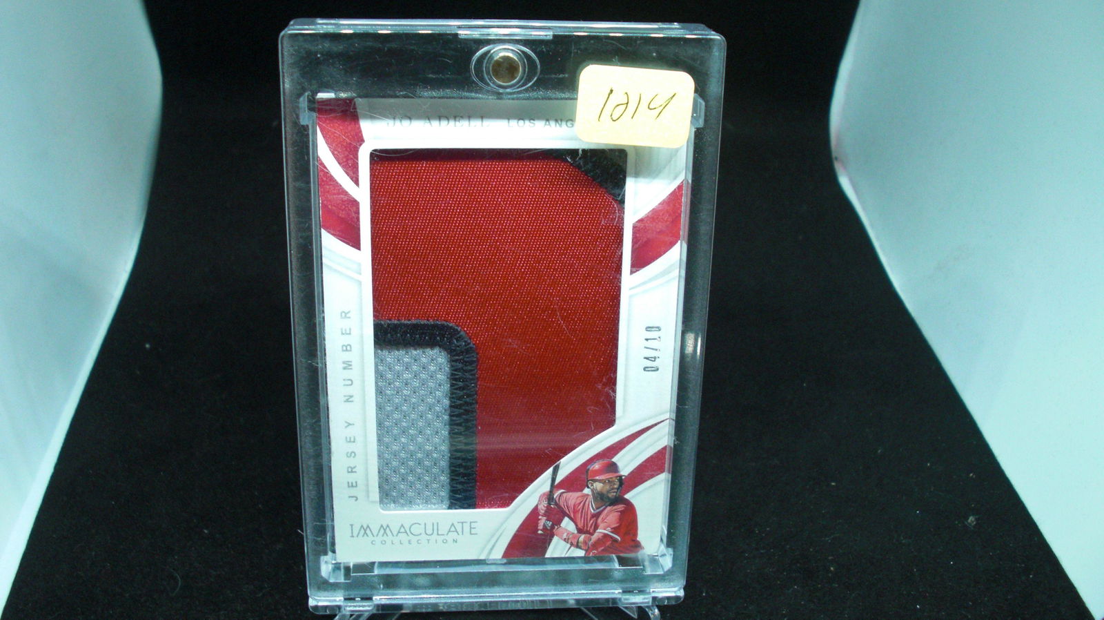 jo adell jersey number memorabilia card 04/10 (1 of 1)